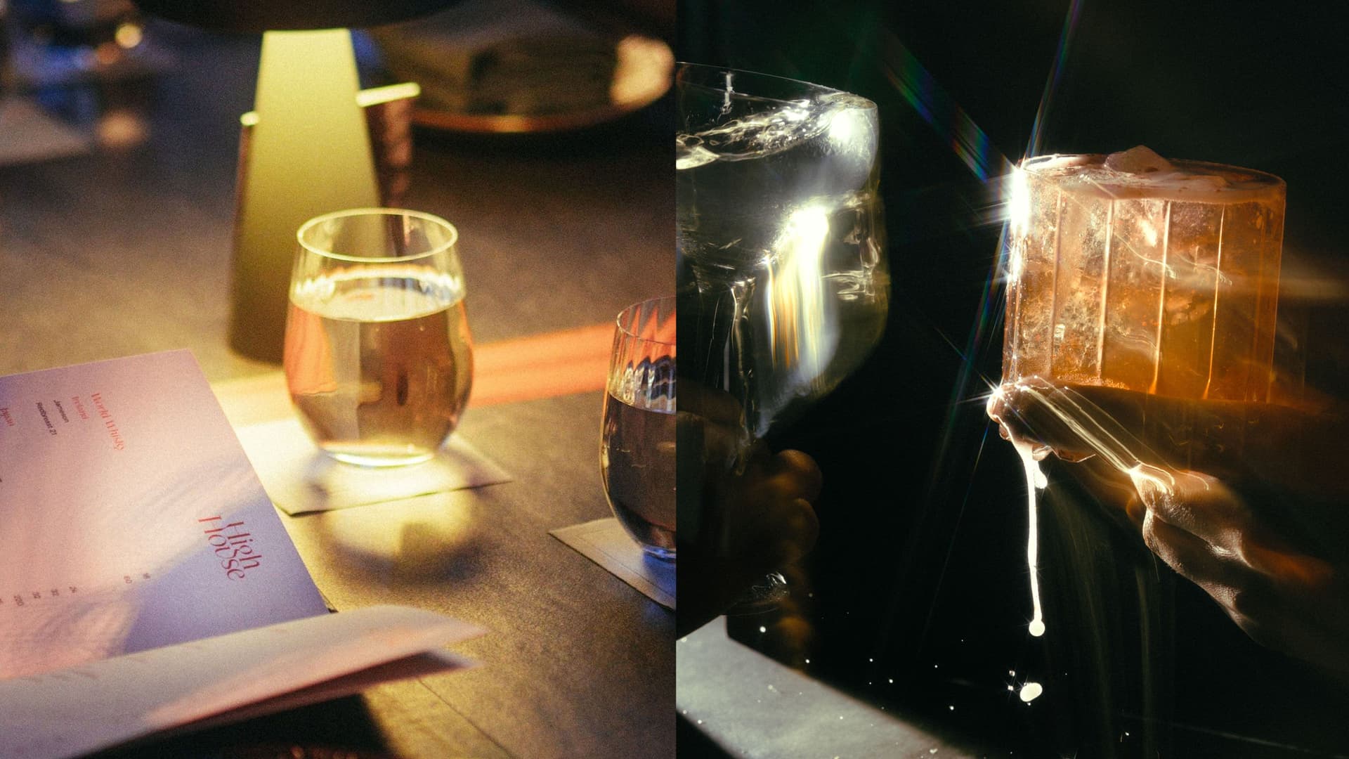 OUE Sky High House Mood Interior Menu Design Art Direction Cocktails