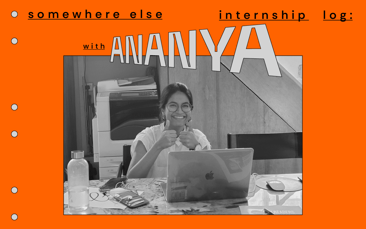 Somewhere Else Branding Design Internship Journal Experience