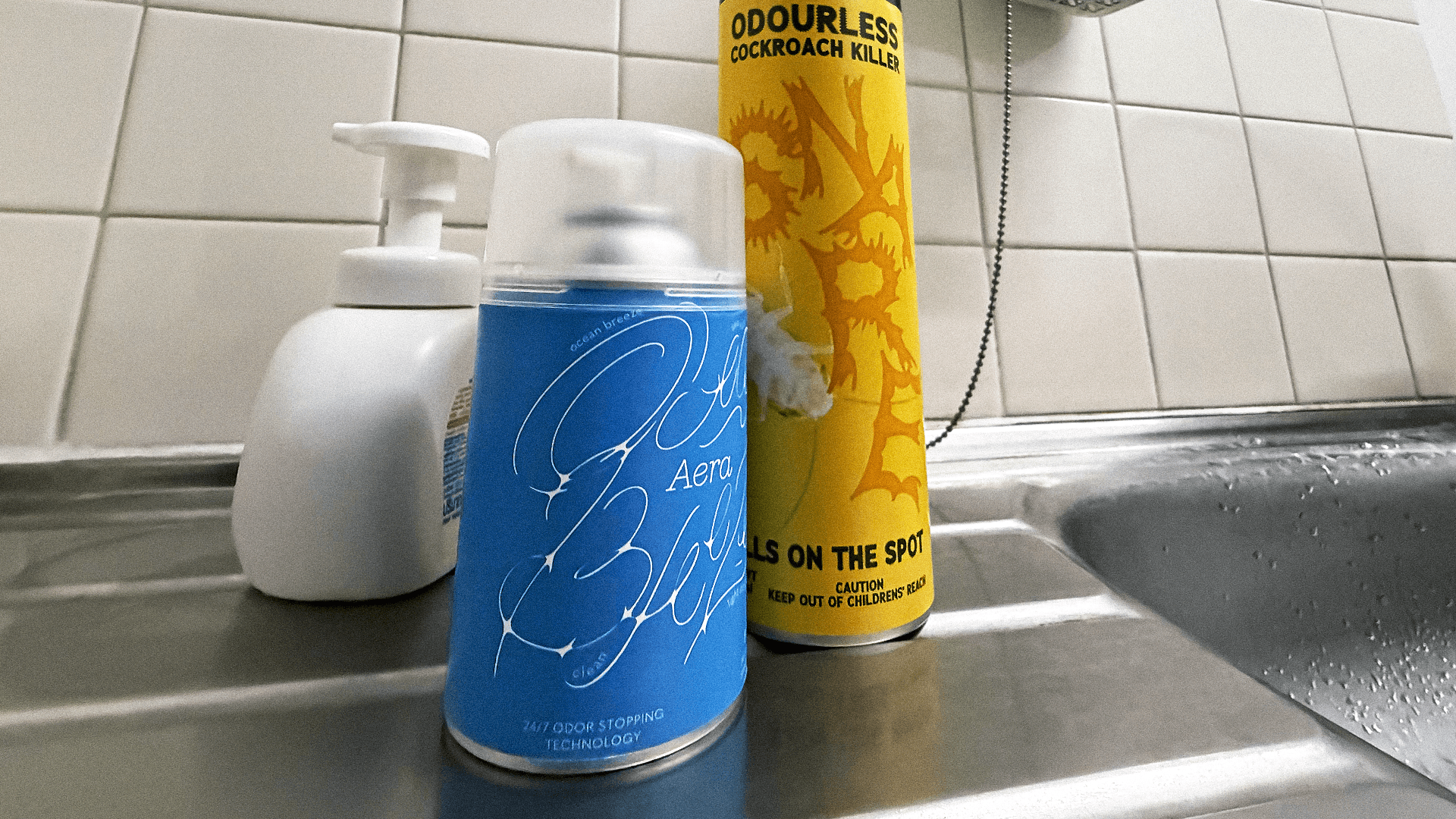 Speculative Air Freshener and Bug Spray packaging designs for affordable supermarket goods by Somewhere Else.