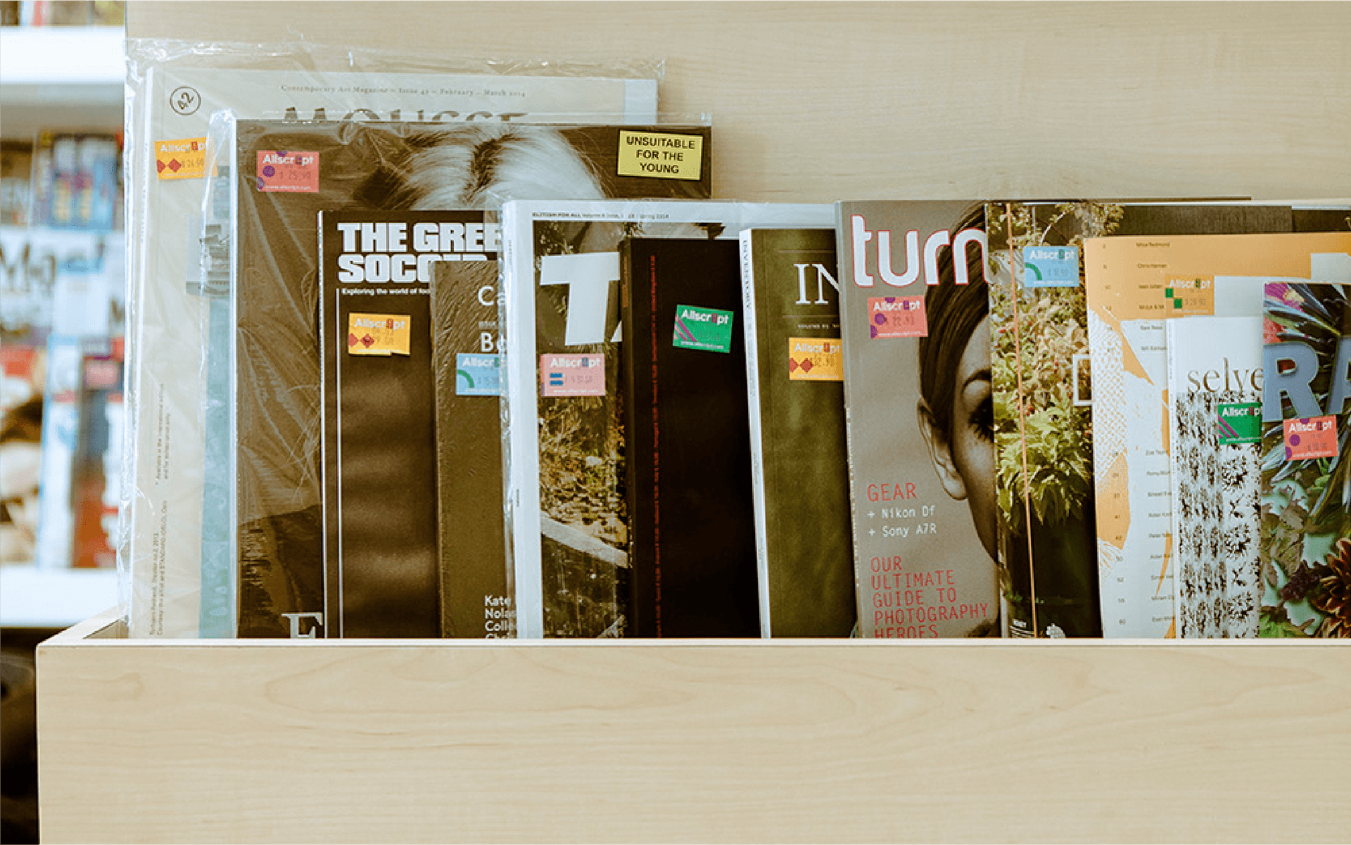 Heart 2 Heart Allscript Magazines Conversation Interview Shelf Product Display Pricetags