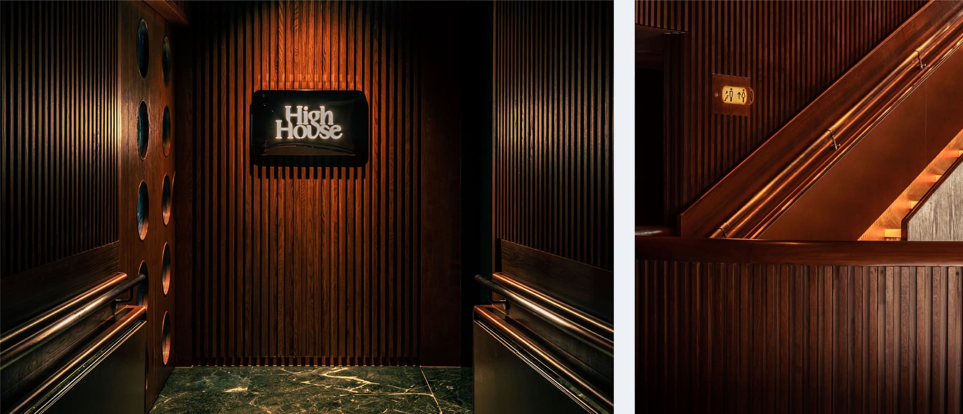 OUE Sky High House Interior Signage Design Elegant Space