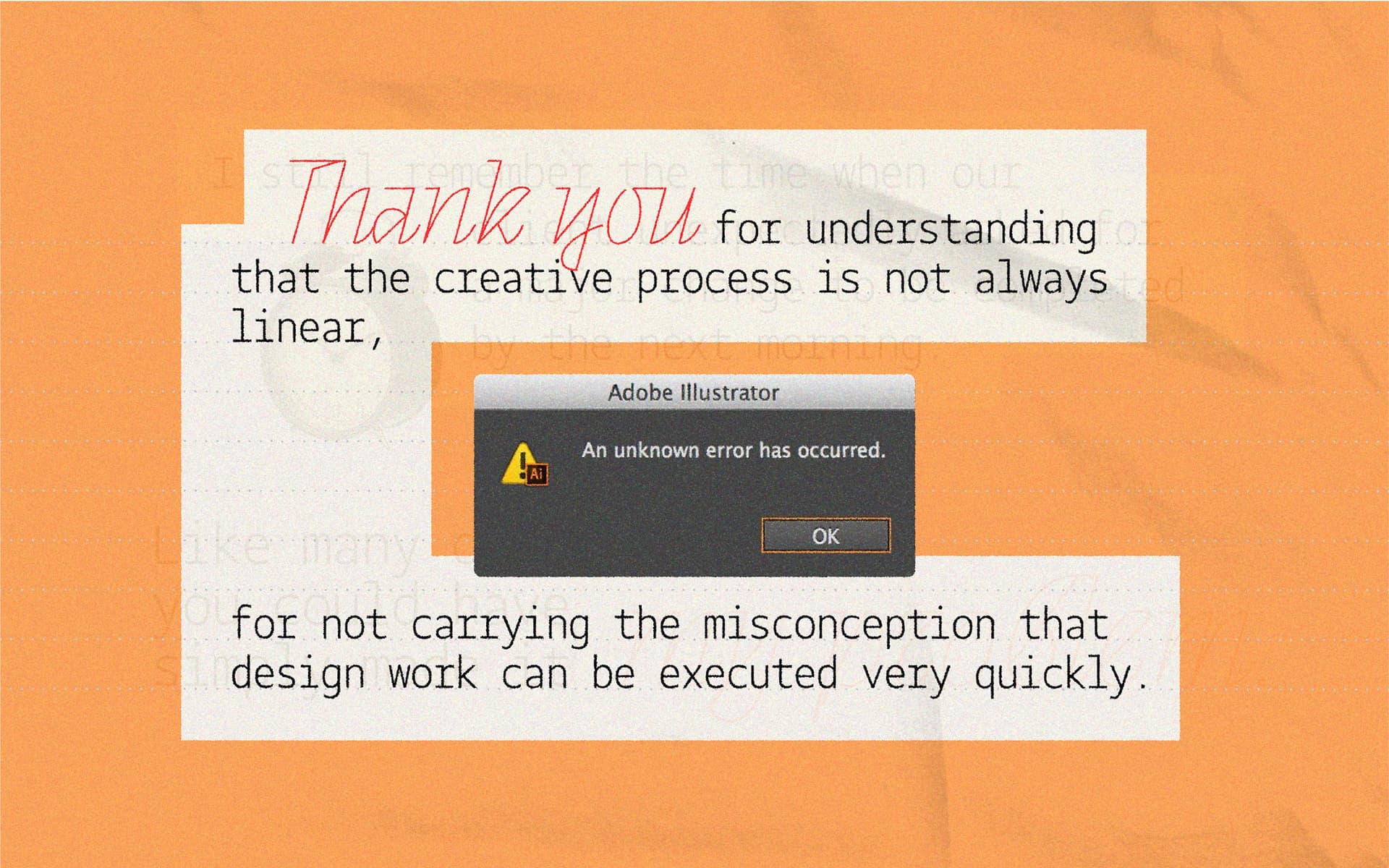 Image expressing gratitude for the empathetic project manager