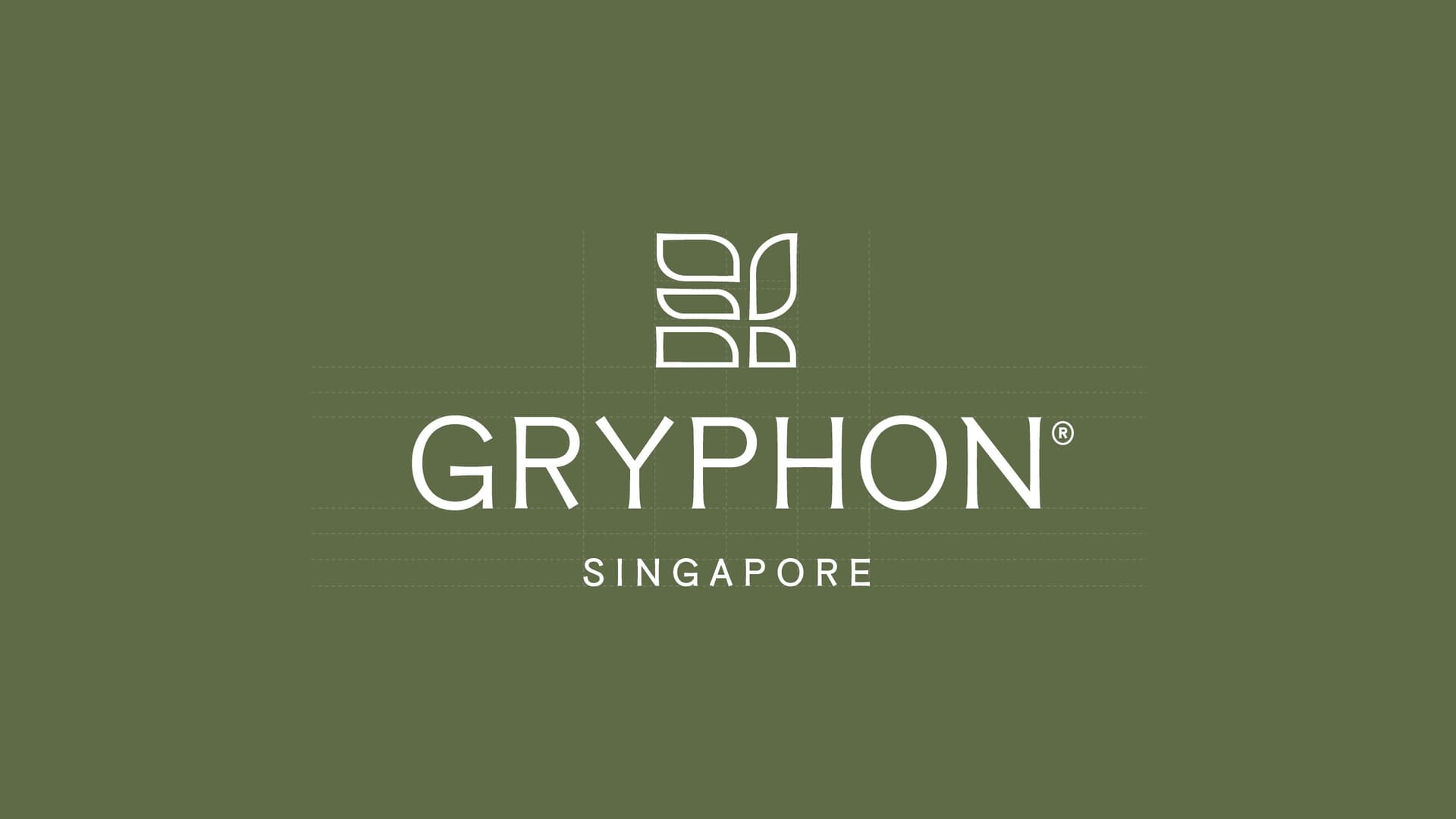 Gryphon Tea Singapore Logo Wordmark and Emblem