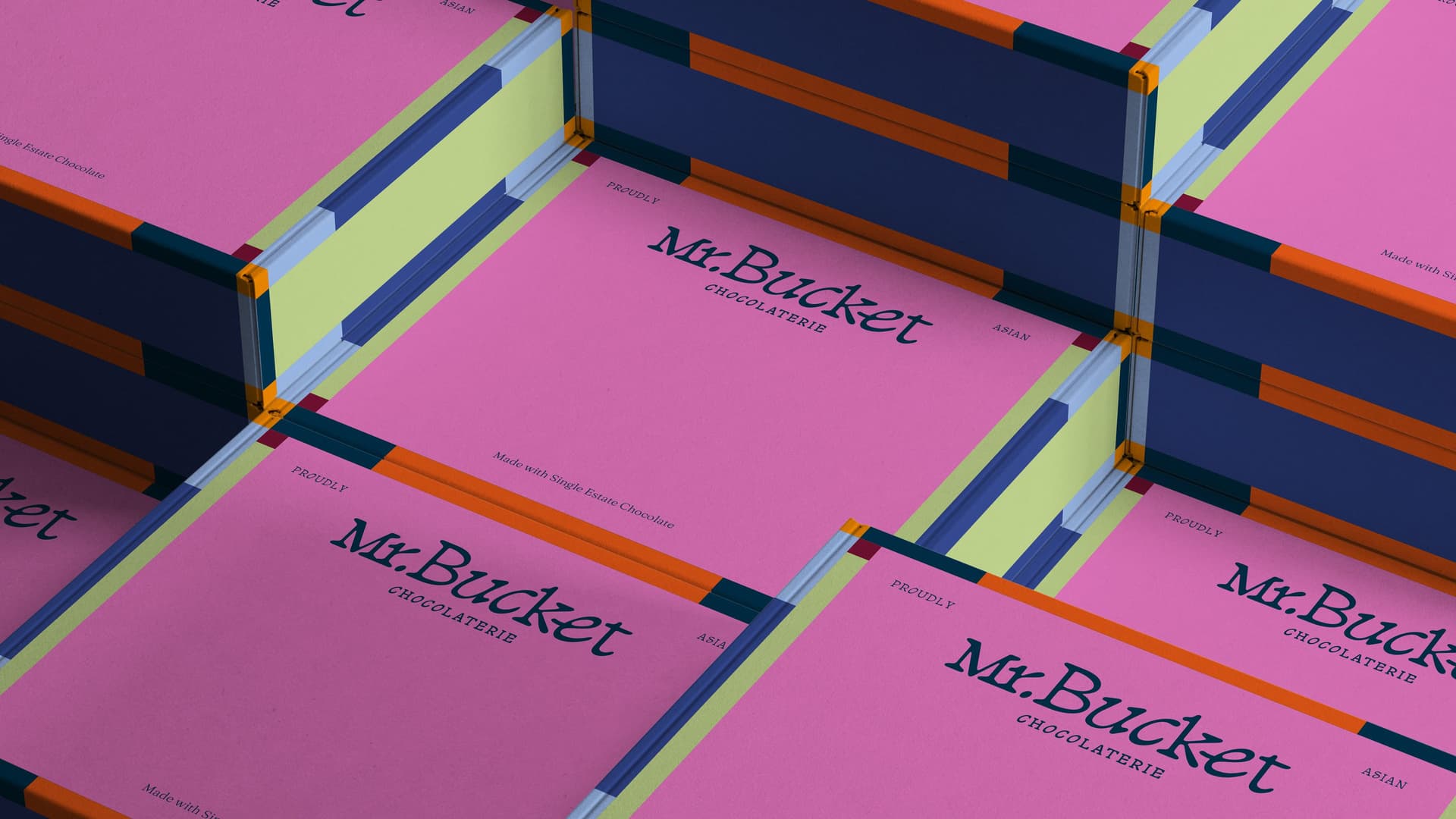 Mr Bucket Chocolaterie Refreshed Bon Bon Packaging Designs