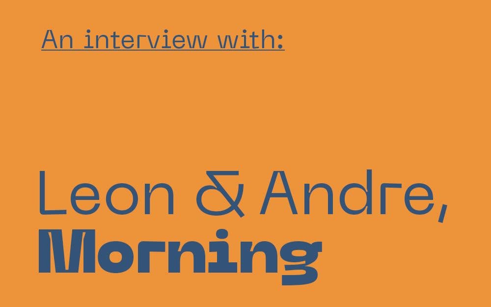 Heart 2 Heart Morning Coffee Conversation Interview Leon Andre Founders Insights