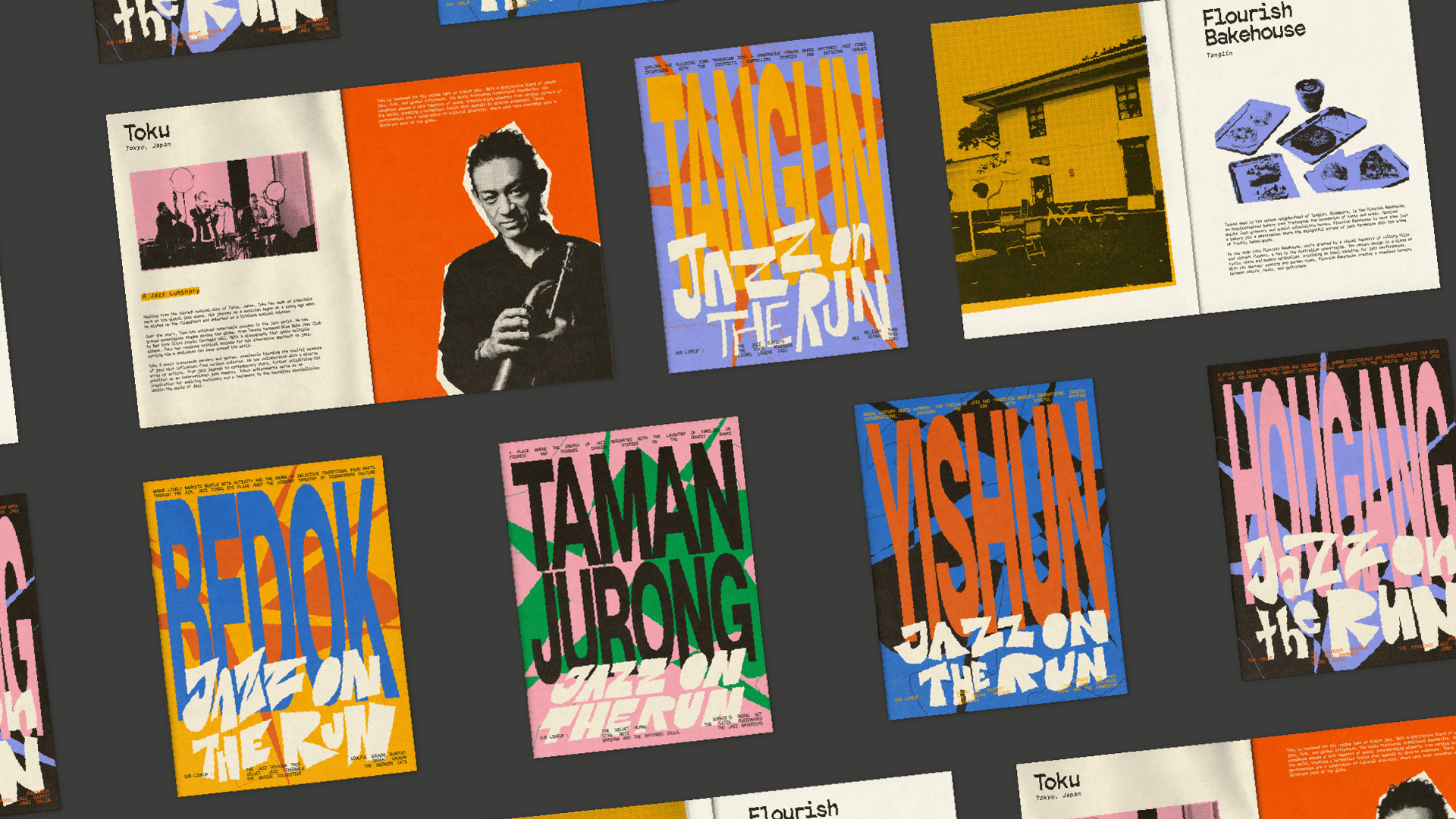 Somewhere Else Design Internship Project X Jazz on the Run Speculative Collaterals