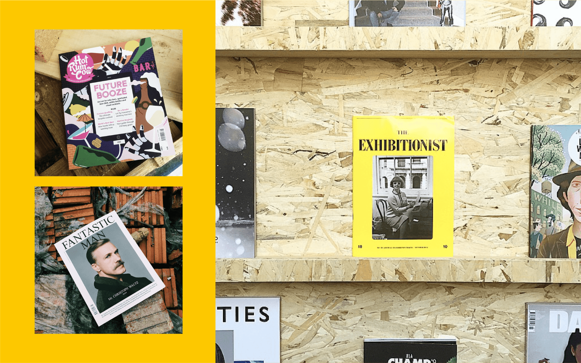 Heart 2 Heart Allscript Magazines Conversation Interview Material Language Chip Wood Display