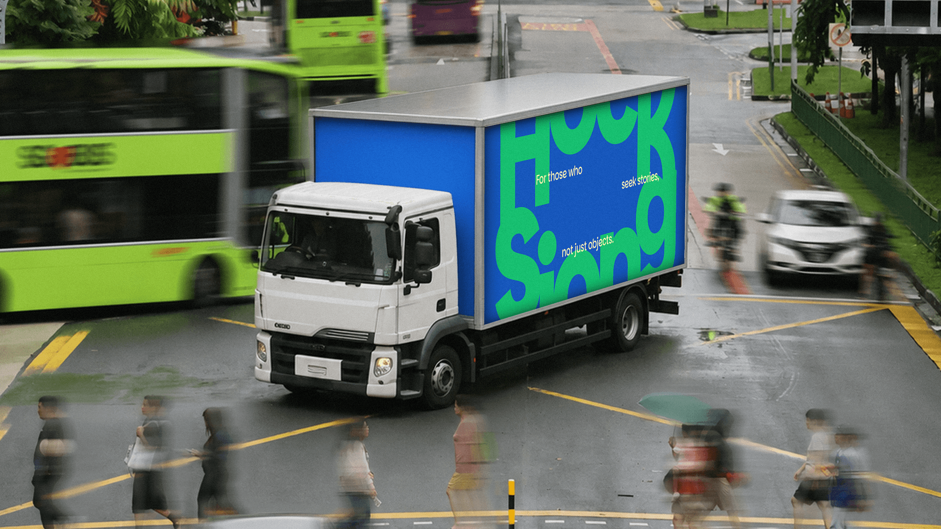 Hock Siong brand refresh truck in Singapore