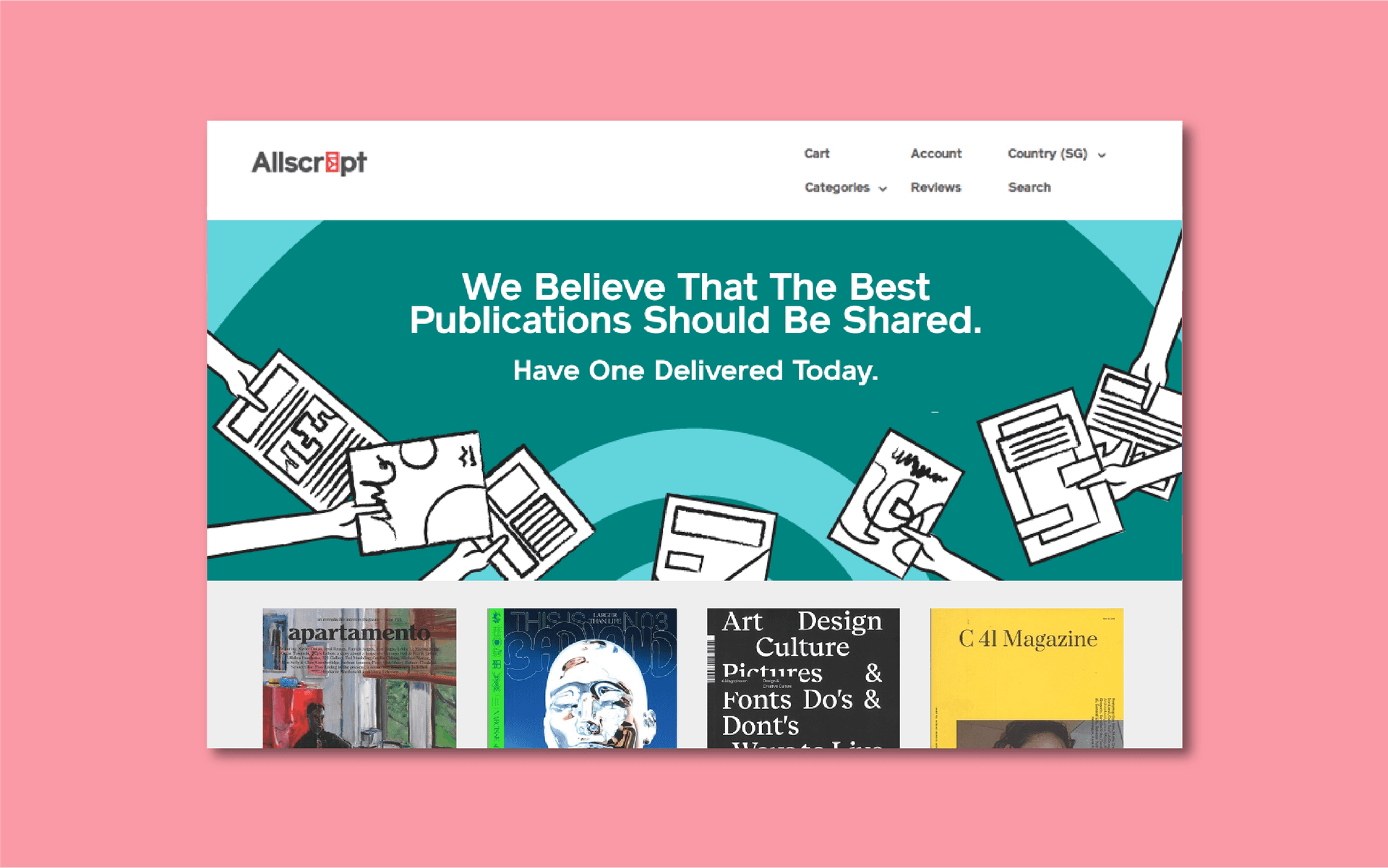 Heart 2 Heart Allscript Magazines Conversation Interview Website UI Banner