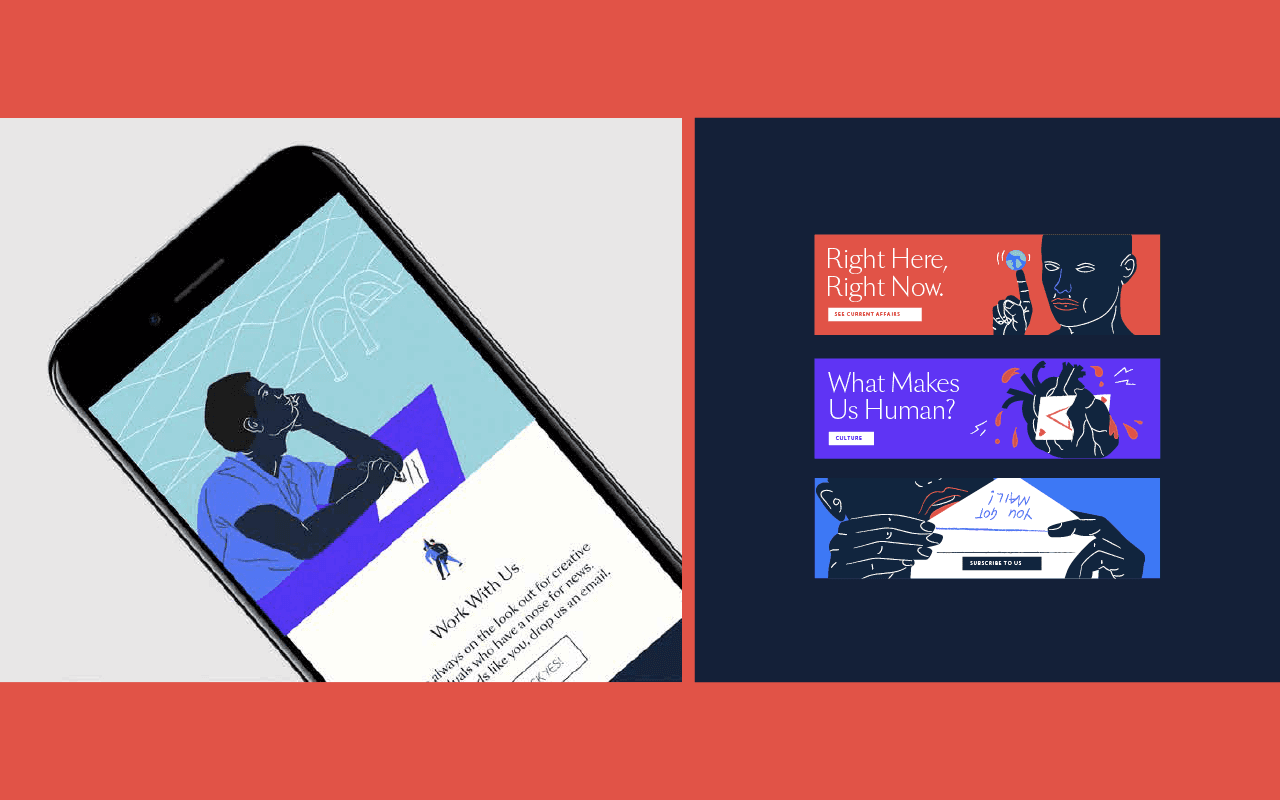 Heart 2 Heart Rice Media Conversation Interview Illustrations Banner Animated