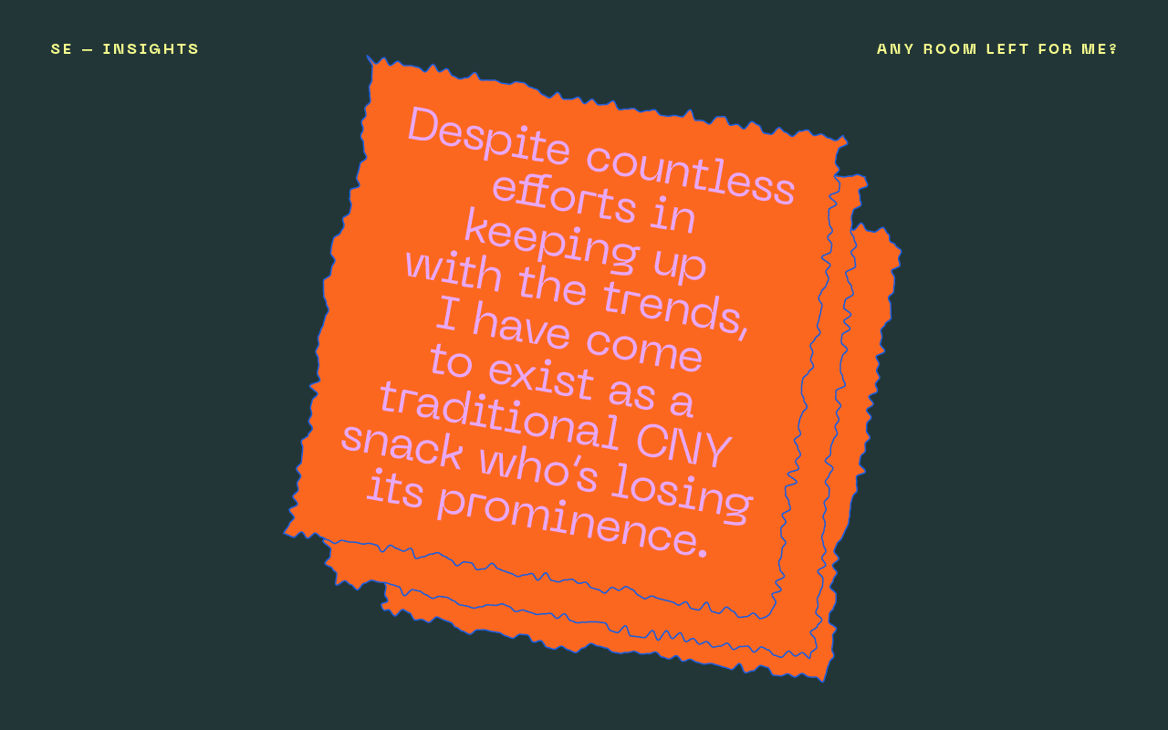 a legacy brand laments its irrelevance outside of festive periods