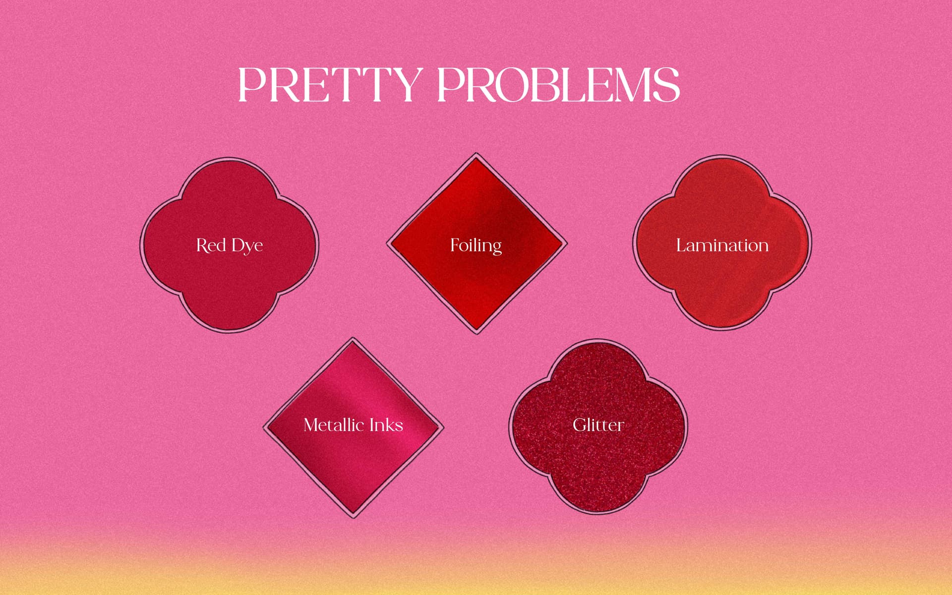 Types of print effects commonly used on red packets